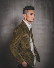 Load image into Gallery viewer, Men's Lamb Suede Safari Jacket