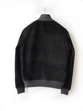 Load image into Gallery viewer, Men's A-1 Lamb Suede Bomber Jacket
