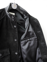 Load image into Gallery viewer, Men's A-1 Lamb Suede Bomber Jacket