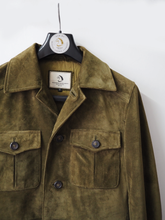 Load image into Gallery viewer, Men's Lamb Suede Safari Jacket