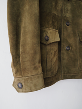 Load image into Gallery viewer, Men's Lamb Suede Safari Jacket