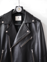 Load image into Gallery viewer, Men's Lambskin Biker Jacket
