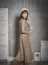 Load image into Gallery viewer, Women's Leather Biker Jacket