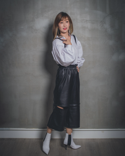 將圖片載入圖庫檢視器 女裝 可拆式羊皮七分褲