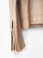 Load image into Gallery viewer, Women's Leather Biker Jacket