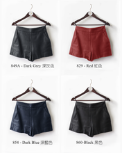 Load image into Gallery viewer, Women's Leather Shorts