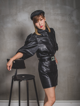 Load image into Gallery viewer, Women&#39;s A - Line Leather Skirt
