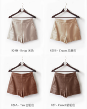 Load image into Gallery viewer, Women&#39;s Leather Shorts
